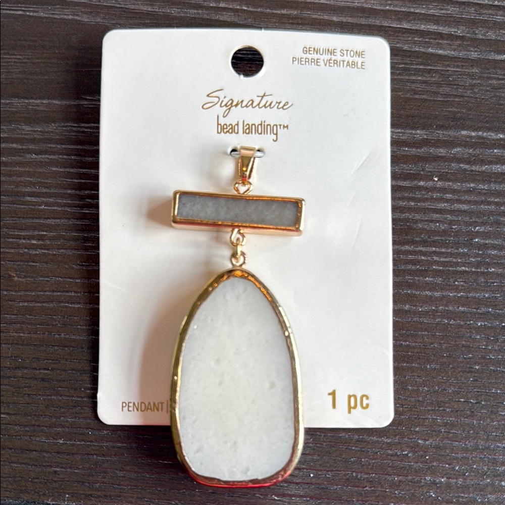 Rose Gold Gemstone Pendant